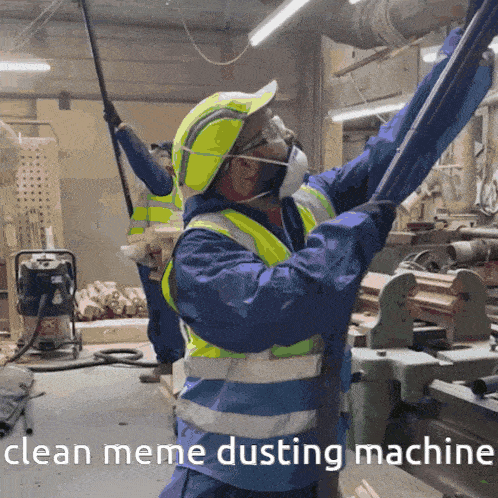 Clean Meme Dusting Machine - MEME